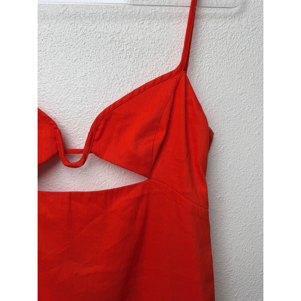 GAUGE81 Orange Red Cutout Mini Dress Women S - Picture 6 of 15